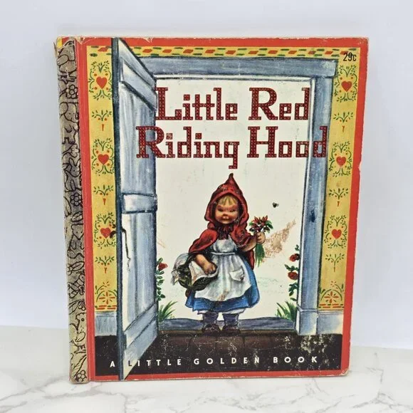 Vintage 1948 A Little Golden Book Little Red Riding Hood By Elizabeth Jones - Picture 1 of 10